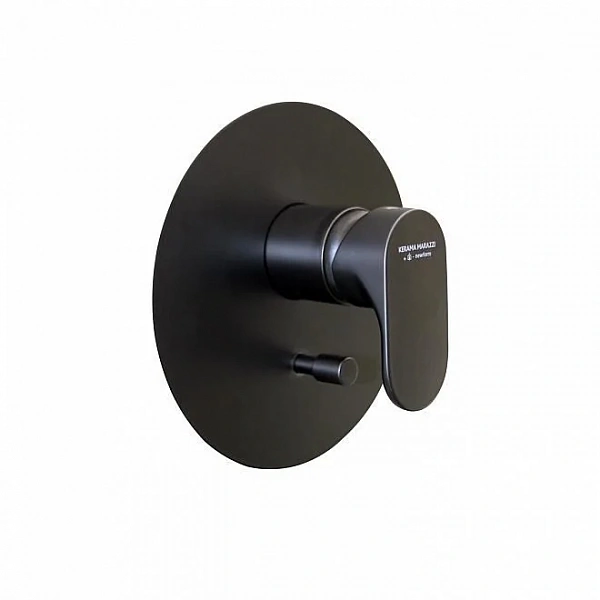 Kerama Marazzi 69470EKM.01.093 Встроенный однорычажный смеситель д/душа на 2 потока матовый черный O