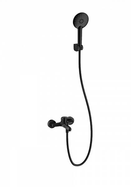 Смеситель для ванны с душем WONZON & WOGHAND, Черный матовый (WW-4530-MB), шт