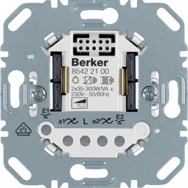 Universal touch dimmer, 2-gang