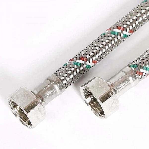 Гибкая подводка ВВ 1/2", 180 см, DN 8, оплётка из нерж. стали Uni-Fitt