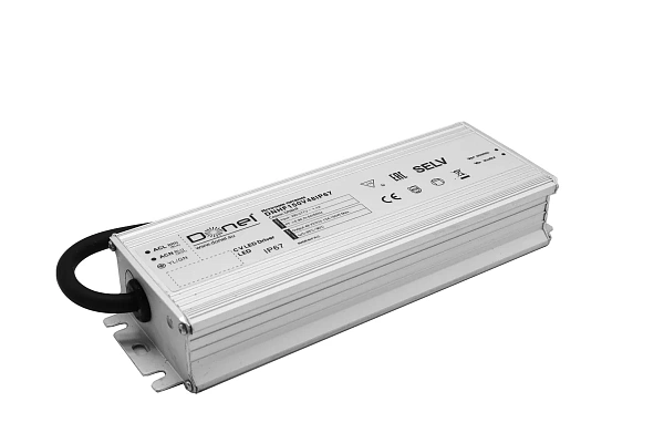 Donel блок питания 150Вт, DC48В, 3,13A, IP67, L186*63*32мм, серия DN8HF