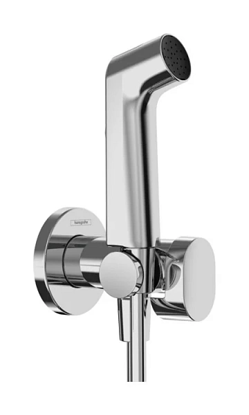 Hansgrohe Bidette E Гигиенический душ со смесителем, держатель, цвет: хром