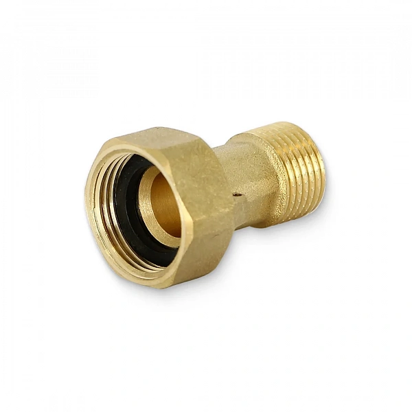Соединение с накидной гайкой НВ 1/2" х 3/4" с отверстием для пломбировки Uni-Fitt
