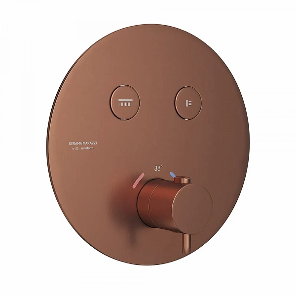 Kerama Marazzi 70426EXKM.59.067 Встраиваемый термостатический кнопочный смеситель для душа ETERNA на