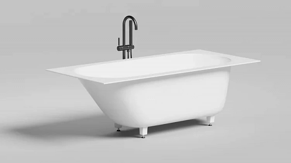 Salini ORNELLA KIT Встраиваемая ванна 1700х800х600мм, овальная чаша, донный клапан, сифон,  щелевой