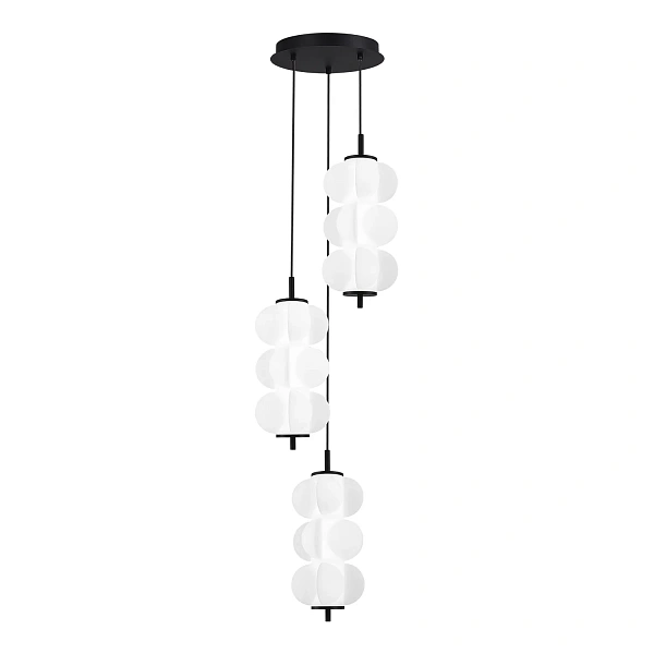 Подвесной светильник ST Luce Talisman SL6121.403.03-39865 Черный/Белый LED 3*8W 3000K