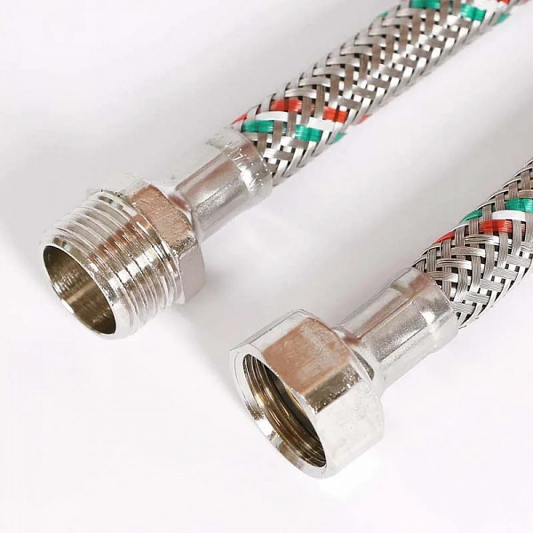 Гибкая подводка НВ 1/2", 100 см, DN 8, оплётка из нерж. стали Uni-Fitt