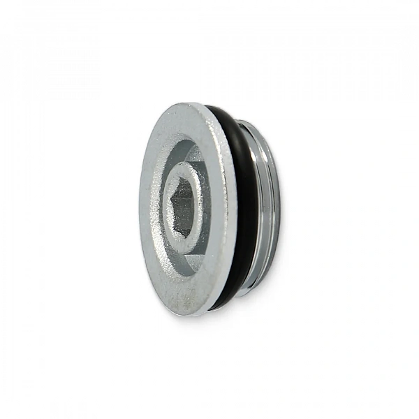 Заглушка Н 3/4" с прокладкой O-RING, хромированная Uni-Fitt