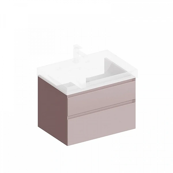 Kerama Marazzi CU.70/MAL Тумба CUBO 70 см 2 ящика, мальва