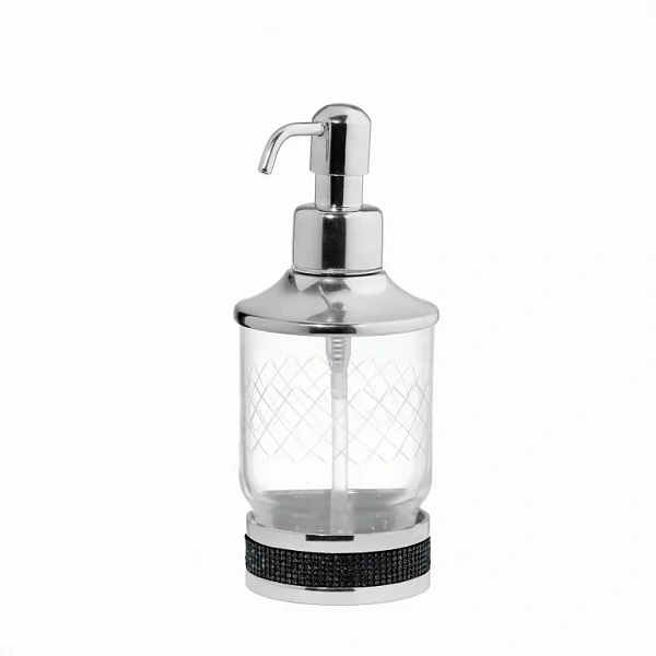 Boheme Настольный диспенсер ROYALE CRISTAL BLACK ХРОМ