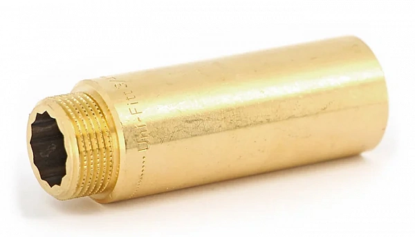 Удлинитель НВ 20 мм х 3/4", латунный Uni-Fitt