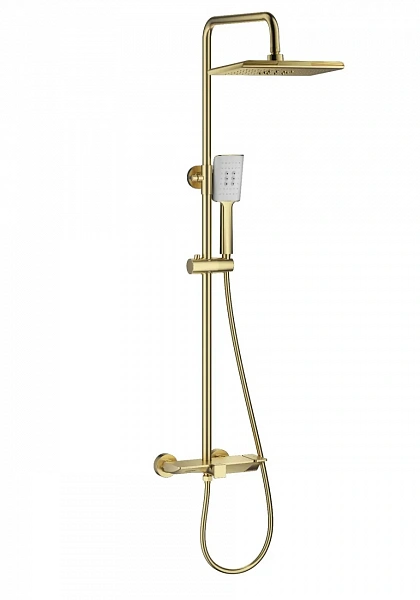 Душевая система WONZON & WOGHAND, Брашированное золото (WW-AE33110-BG), шт