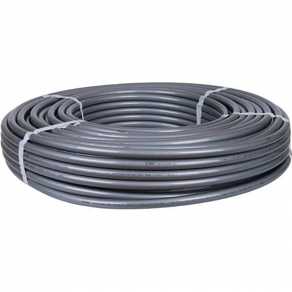Труба STOUT PEX-A/EVON 20х2,8 универсальная, серая