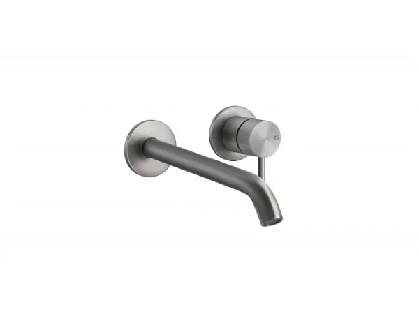 Gessi Flessa смеситель для раковины, встраиваемый, однорыч, длин излив, цв Warm Bronze Brushed PVD