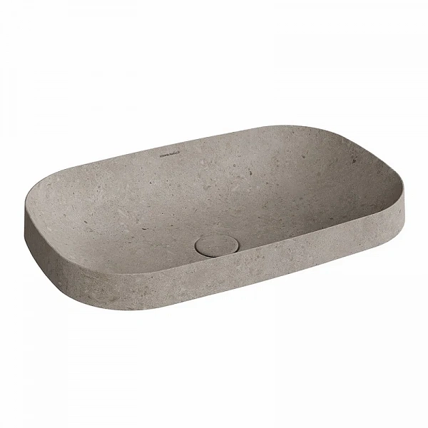 Kerama Marazzi MA.wbi.65/STG Раковина MAGICA встраиваемая сверху 65 с донным клапаном, серый камень