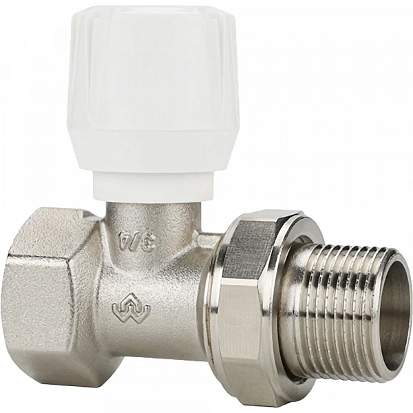 Ручной радиаторный клапан Varmega VM10103, 3/4", прямой