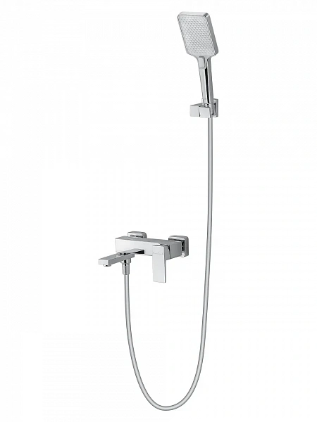 Смеситель для ванны с душем WONZON & WOGHAND CUBE 2.0, Хром (WW-88037068-CR), шт