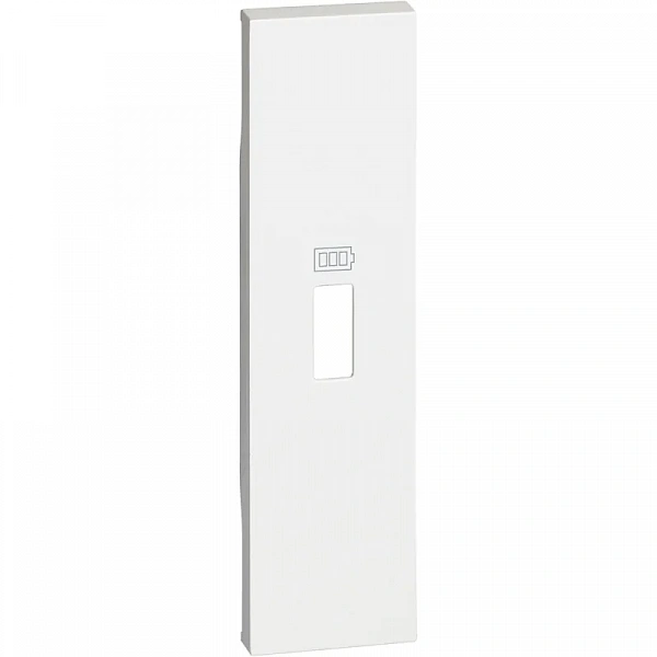 Bt LIVING NOW. Лицевая панель для зарядных устройств USB 1 модуль.Цвет Белый.