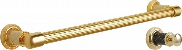 Boheme Держатель для полотенца MURANO GOLD (шоколад)_Комплект