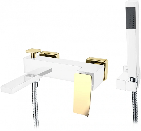 Boheme Смеситель для ванны QChromeGold.2_Комплект