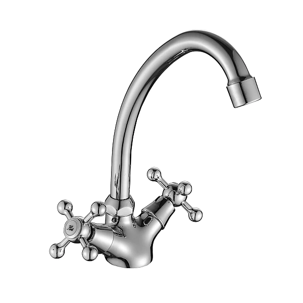 Смеситель для кухни с высоким повортным изливом Decoroom DR54028