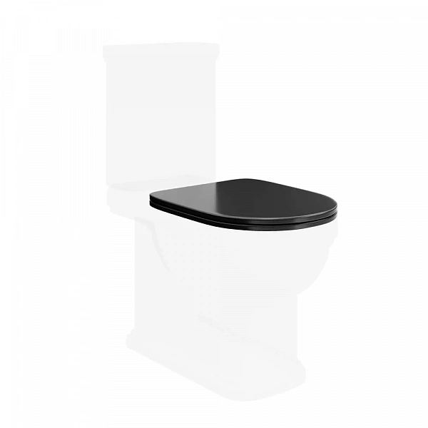 Kerama Marazzi PO.seat.01/BLK Сиденье POMPEI Soft close + Clip up черный