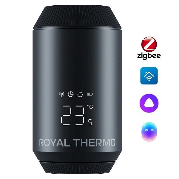 Термостат радиаторный электронный ROYAL THERMO Smart Heat 2.0, черный