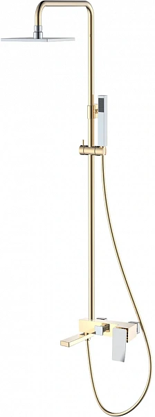 Boheme Стойка для душа Q GoldChrome.2_Комплект