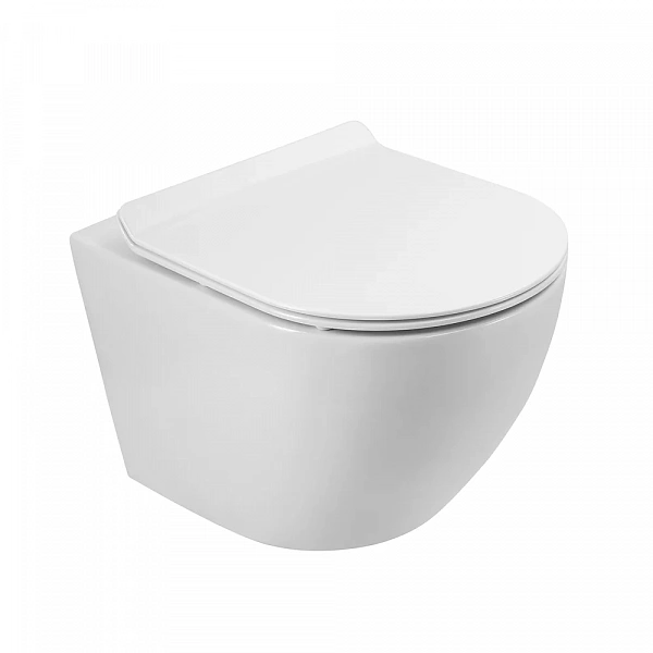 Унитаз подвесной безободковый BelBagno SFERA-TOR BB046CH-TOR/BB2111SC
