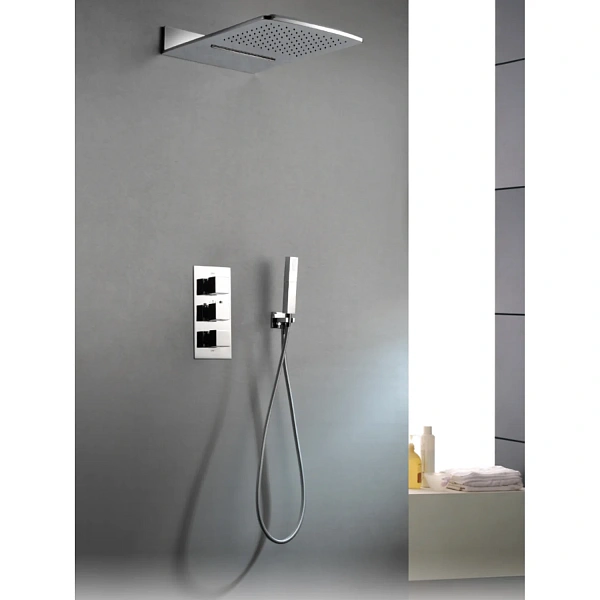 Встраиваемая душевая система с термостатом AltroBagno Cascata 040101 Cr