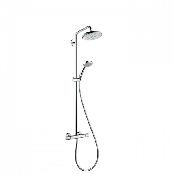 Hansgrohe Croma 220 Showerpipe душевая система с термостатом хром 27185000