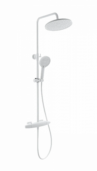 Душевая система с термостатом WONZON & WOGHAND NEO, Белый матовый (WW-B3035-A1-MW), шт
