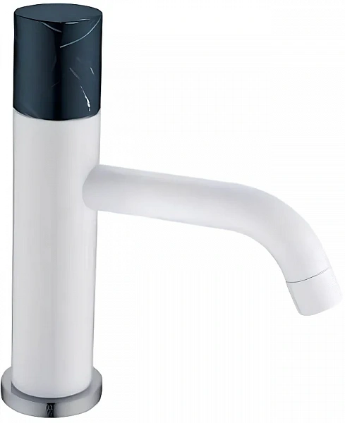 Boheme Смеситель STICK для умыв.низ. WHITE MRAMOR BLACK_Комплект