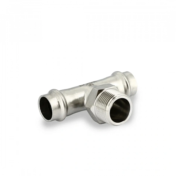 Тройник пресс-Н 18 х 3/4" х 18, нержавеющая сталь Uni-Fitt