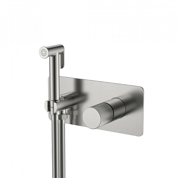 Boheme Смеситель гигиенический STICK NICKEL BRUSH LINEA