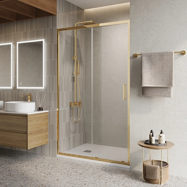 LUCE-BF-1-120-C-ORO Душевая дверь