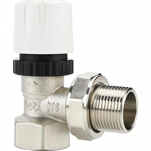 Термостатический радиаторный клапан Varmega VM10403, 3/4", угловой