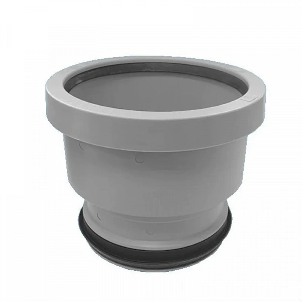 Муфта L=109 мм, вход раструбный 110 мм, выход 110 мм, пластик