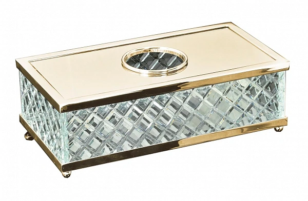 Boheme Салфетница ЗОЛОТО Crystal Luxury Options