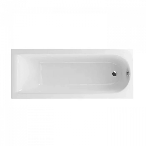 Акриловая ванна Excellent Aurum Slim WAEX.AUR17WH 170x70 см, с каркасом