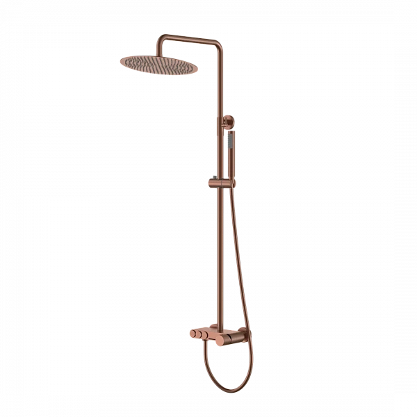 Стойка для душа Boheme STICK BRUSHED BRONZE SPIRALE