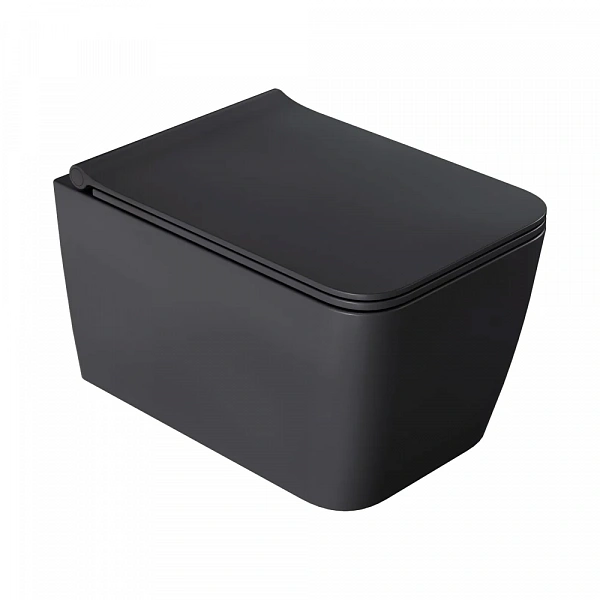 Boheme Zen подвесной унитаз с крышкой ANTHRACITE