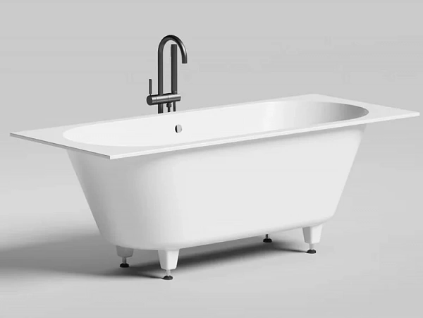 Salini ORNELLA AXIS 170 Встраиваемая ванна 1700х700х600мм, прямоугольная ,мат-л: S-Sense,  белый гля
