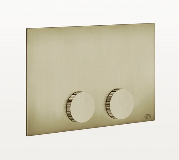 Gessi Total Look клавиша смыва Tece (TeceProfil, TeceBox), цвет Brushed Brass PVD