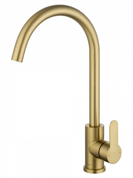 Смеситель для кухни WONZON & WOGHAND, Брашированное золото (WW-AE4554-BG), шт