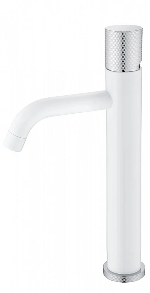 Boheme Смеситель STICK для умыв. выс. WHITE TOUCH CHROME_Комплект