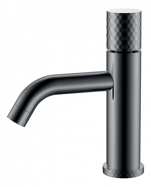 Boheme Смеситель STICK для умыв. низ. Shine Gun Metal DIAMOND