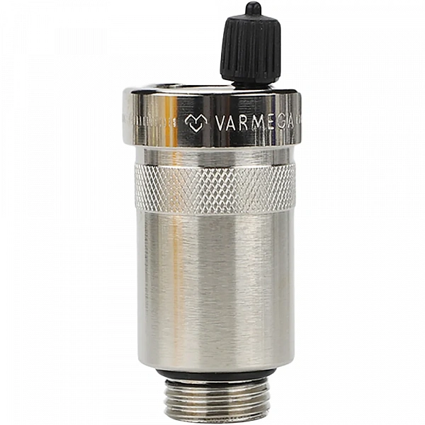 Автоматический воздухоотводчик Varmega VM13401, 3/8", вертикальный выпуск, с уплотнением O-ring