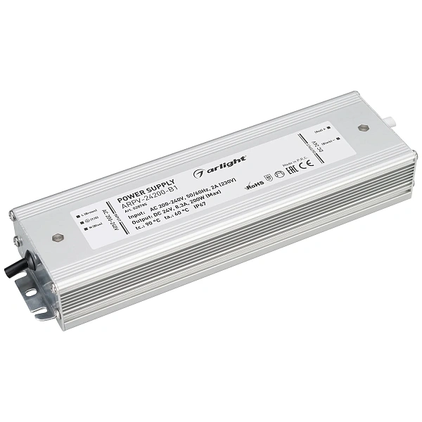 Блок питания ARPV-24200-B1 (24V, 8,3A, 200W) (Arlight, IP67 Металл) 028785-39153