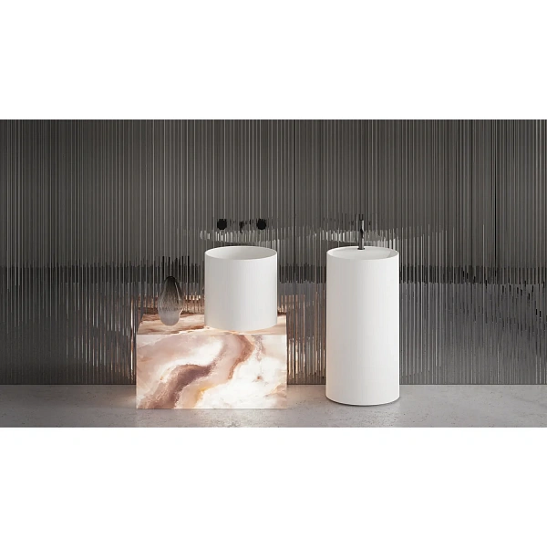 Salini Раковина накладная 450x450x450мм, S-Sense , цвет белый глянцевый